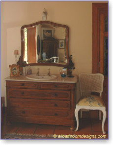  Fashioned Bathroom Designs on Vintage Bathrooms Lend Themselves Ideally To Using Furniture From