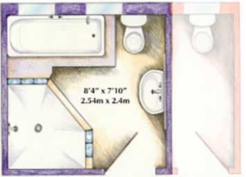 Bathroom floor plans designer