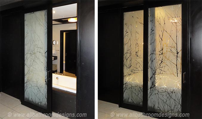 delightful patterns on glass