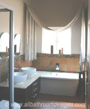 Modern Bathroom Window Treatments
