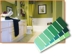 Green grey bathroom design ideas