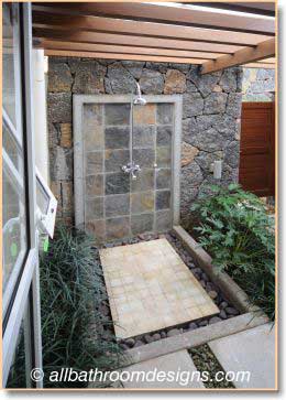 Bathroom Shower Ideas Pictures on Having Your Garden Shower As Part Of  Or An Extention To Your Bathroom