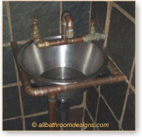 rustic bathroom design