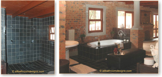 master rustic bathroom